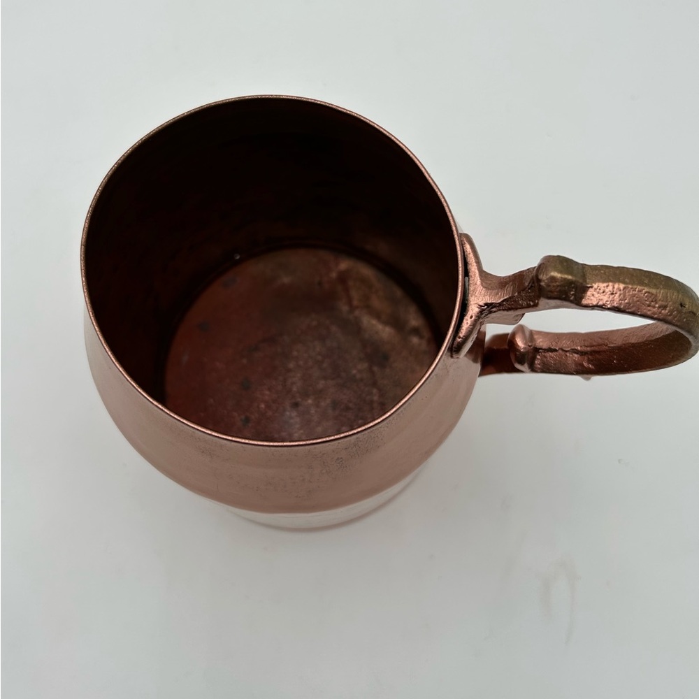 Copper Pitcher with Handle - Picture 4 of 9